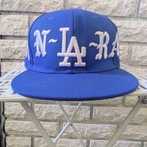 New Era x Born x Raised LA Wrap Around 59FIFTY Fitted Hat - Royal Blue